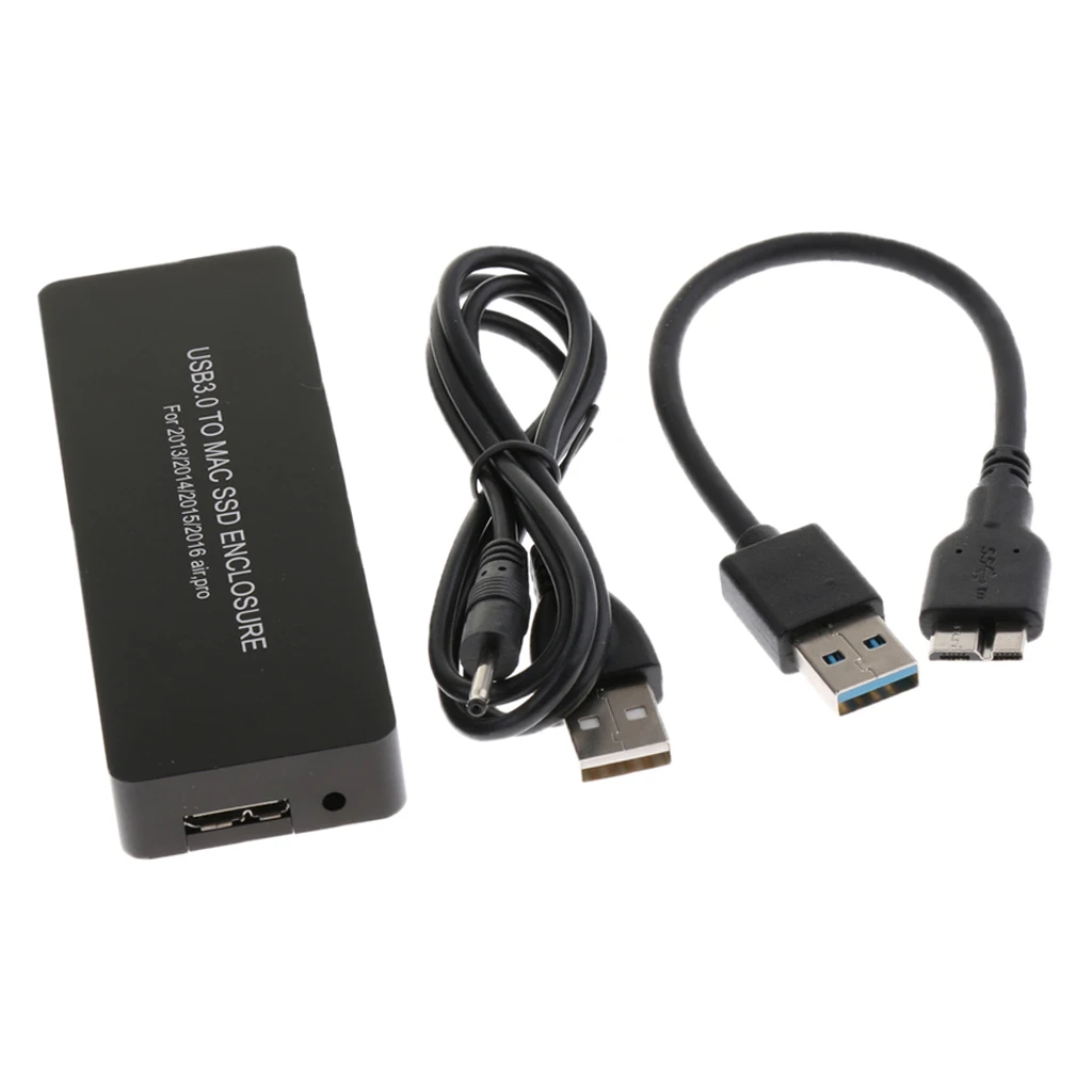 USB 3.0 to SSD Enclosure Laptop External Hard Disk Adapters Case for Macbook Air/Pro