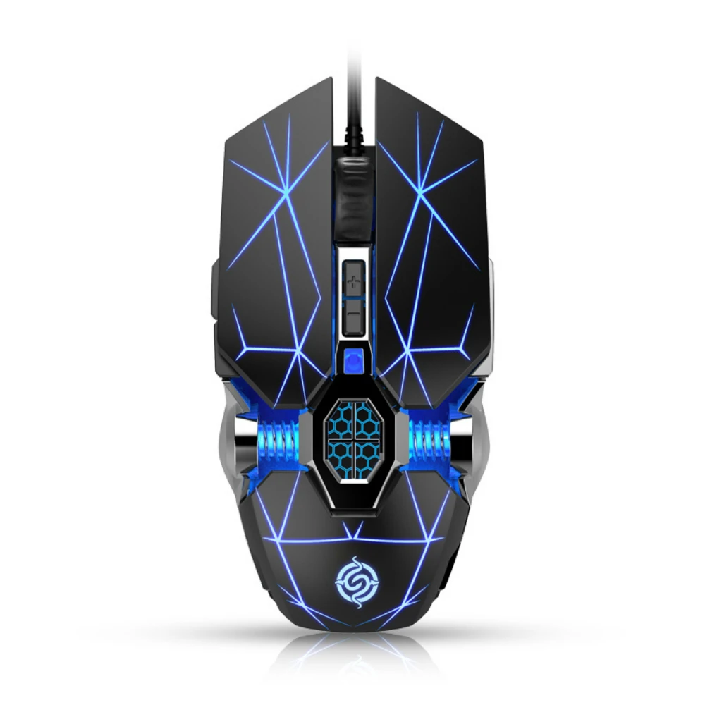 Профессиональная геймерская игровая мышь 3200DPI регулируемая Проводная