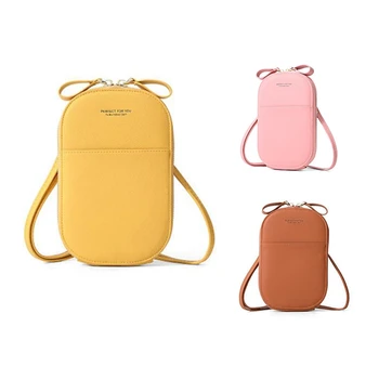 

Fashionable Mobile Phone Bag Korean Version Zipper Crossbody Shoulder