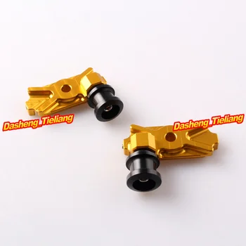 

Aluminum Alloy Swingarm Spools Adapters For Kawasaki Ninja 250R 300R Gold, High Quality Motorcycle Parts