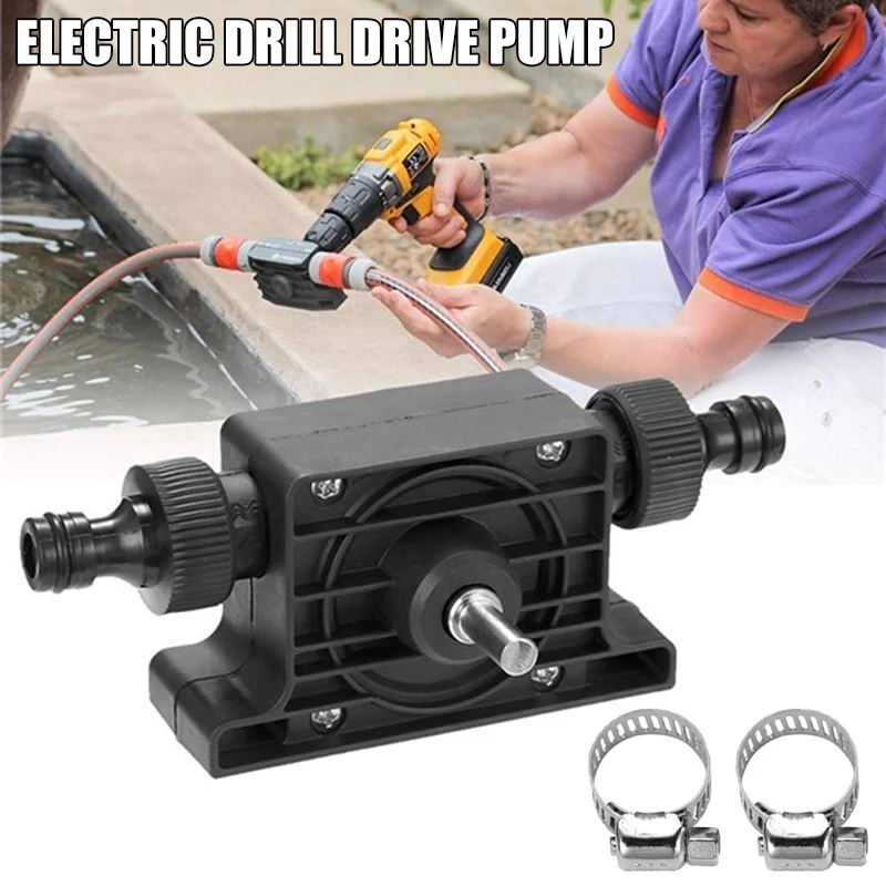 

Electric Drill Drive Pump Oil Water Mini Self Priming Transfer Pump Portable Corrosion Resistant FO Sale
