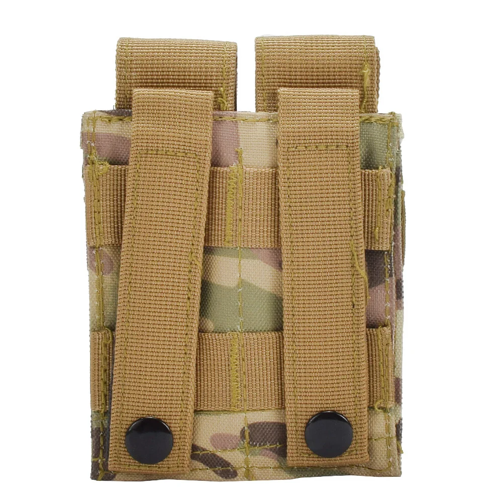SINAIRSOFT Tactical Nylon 9mm 600D Molle Dual Double Pistol Magazine EDC Pouch Close Holster For Outdoor Hunting Combat Military SINAIRSOFT Tactical Nylon 9mm 600D Molle Dual Double Pistol Magazine EDC Pouch Close Holster For Outdoor Hunting Combat Military