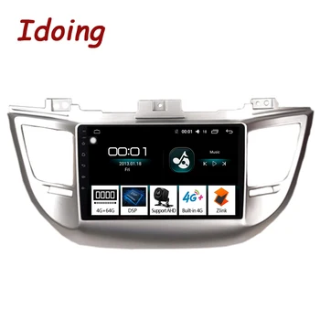 

Idoing 9"4G+64G Car Radio Multimedia Android Video Player For Hyundai Tucson 3 IX35 2009-2015 Navigation GPS Sedan No 2din DVD