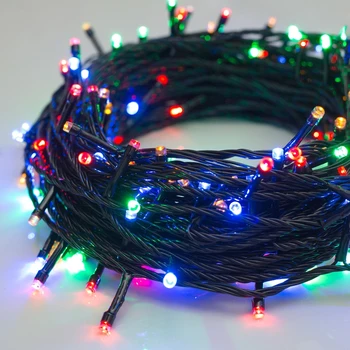 

Garland "Thread" 20 m, IP20, dark thread, 200 LED, multi glow, 8 modes, 220 V