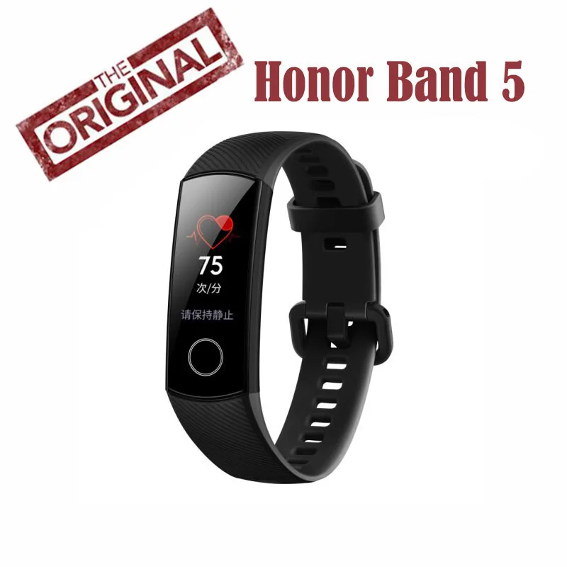 Умные часы Huawei Honor band 5 умные с кислородом крови AMOLED Смарт пульсометром трекер
