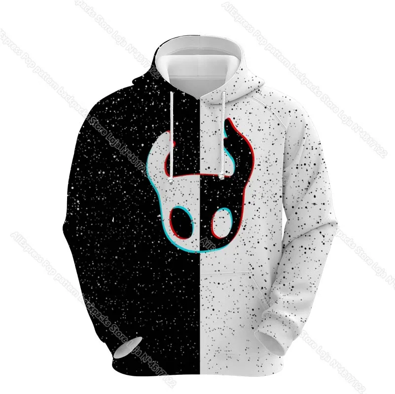 Men Hollow Knight 3D Print Hoodies Male Cartoon Anime Sweatshirts Sudadera Streetwear Tops Spring Autumn Unisex Pullovers Casual
