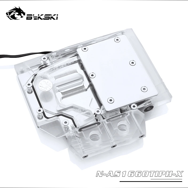 Bykski охладитель GPU совместимый ASUS TUF RTX 2060 O6G игровой двойной GTX 1660Ti O6G Phonix графический блок N-AS1660TIPH-X