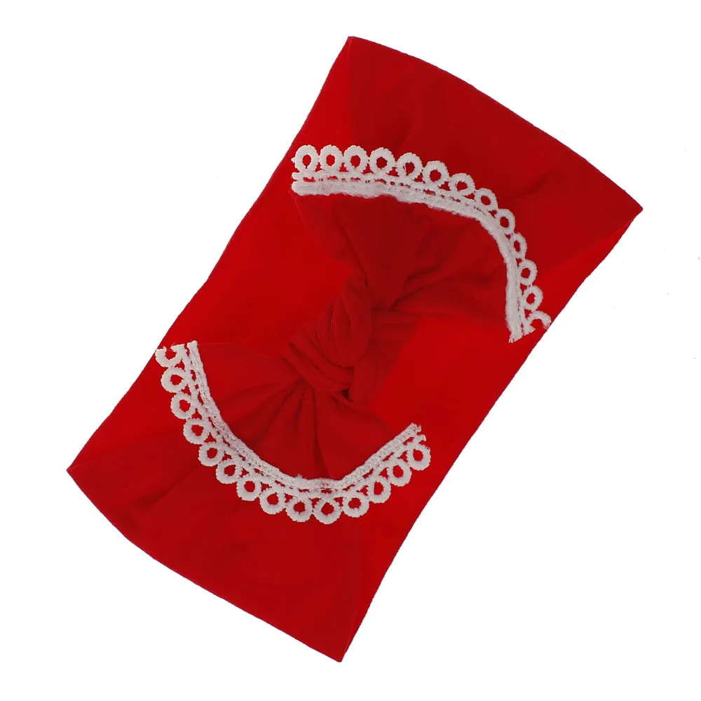2020 Brand New Newborn Toddler Baby Girls Baby Bow Lace Elastic Hair Headband Hair Accessories Baby Gifts