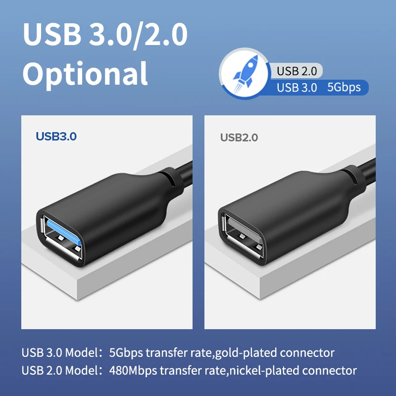 CABLETIME USB Extension Cable USB 3.0 to USB M/F Cable 5Gbps for TV Smart PS4 X box SSD USB Extender Data Cord C267 CABLETIME USB Extension Cable USB 3.0 to USB M/F Cable 5Gbps for TV Smart PS4 X box SSD USB Extender Data Cord C267