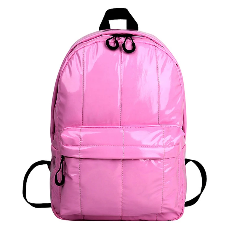 Новинка, повседневный Блестящий нейлоновый рюкзак, водонепроницаемый женский спортивный светильник, рюкзак для студентов на плечо, школьная сумка, женский рюкзак, 5 цветов