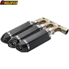 For Honda CB1000R 2008-2016 Motorcycle Exhaust Middle Link Pipe Escape Moto Muffler Pot Connect Pipe