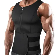 

Men Body Shaper Waist Trainer Vest Slimming Shirt Sauna Sweat Vest Compression Undershirt Shapewear Fat Burner Workout Tank Tops