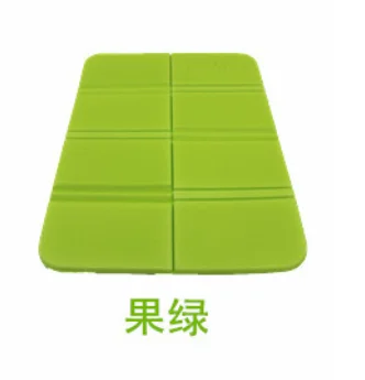 Green 1 Set Portable Camping Picnic Beach Mats 38.5*27.5*8CM Cushion Folding Foam with Square Oxford Bag Waterproof Odorless Mat - Цвет: Green