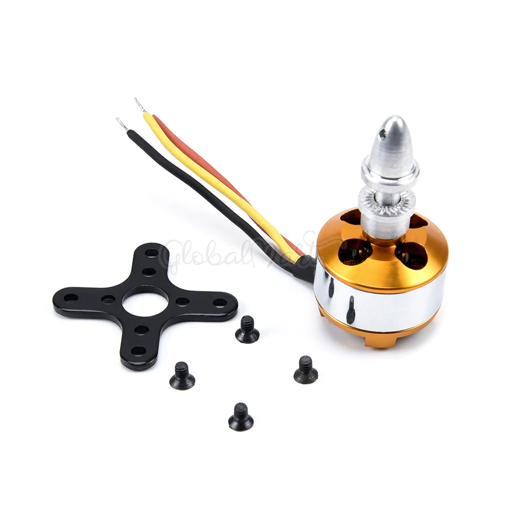 

1PCS Brushless DC Electric Motor A2208 KV1100 1100KV Motor for RC Airplanes Boat Vehicle Model Glider Plane Kit