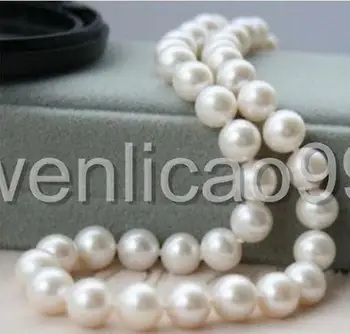 

Jewelry Pearl Necklace 9-10mm White Akoya Cultured Pearl Necklace 18" Free Shipping