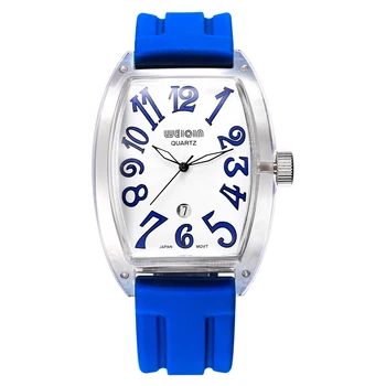 

2020 New Brand Fashion Leisure Ladies Watch Silica Gel Watchband Waterproof Multifunctional Quartz Ladies Watch Student Gift