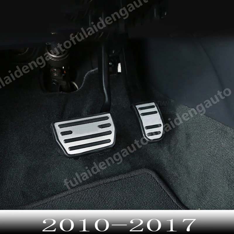 2 шт. для Volvo XC60 2010- тормоз алюминиевого сплава педаль пластина/педаль ускорения крышка отделка авто аксессуары