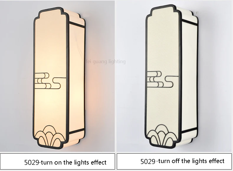 New Chinese wall lamp bedside lamp bedroom lamp creative living nordic designer wall lamps vintage wall lamp wall lamp bedroom