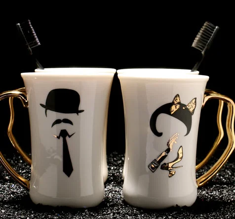 

Bathroom Tumblers Toothbrush Cup Wash Tooth Mug Wash Gargle Suit Cup Decorative Water Mug Ceramic Material Wash Cup 9
