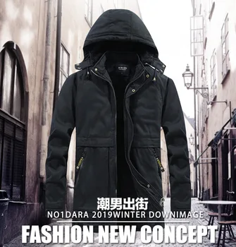 

itself winter jacket for Man men's jackets and Coats Plus velvet thickening hoodie sweatshirt Casual Wear Drop Shipping