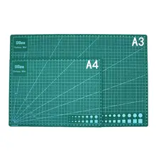A3 /A4PVC Rectangle Grid Lines Cutting Mat Tool Plastic Cutting Board Mat Double-sided Cutting Pad Craft DIY Cut Tools a3 cutting mat cutting board cutting plate 45cmx30cm