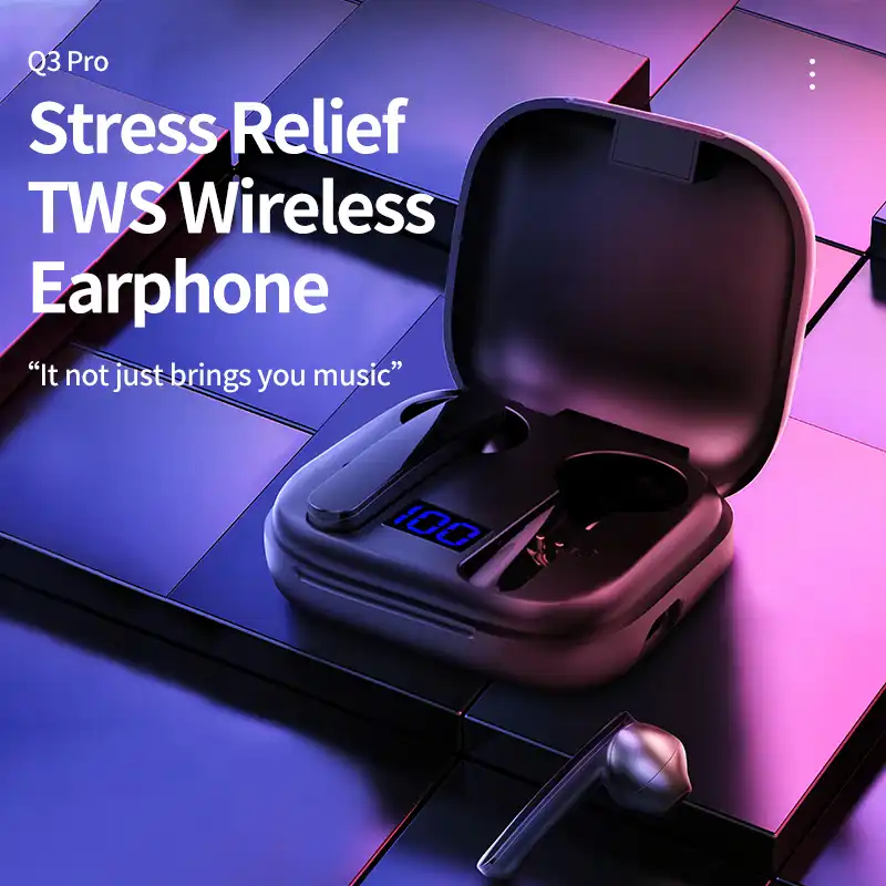 Genai Tws Earphones Wireless Bluetooth 5 0 Earbuds Headset Mini In Ear Noise Cancelling Digital Led Display With Charging Case Bluetooth Earphones Headphones Aliexpress