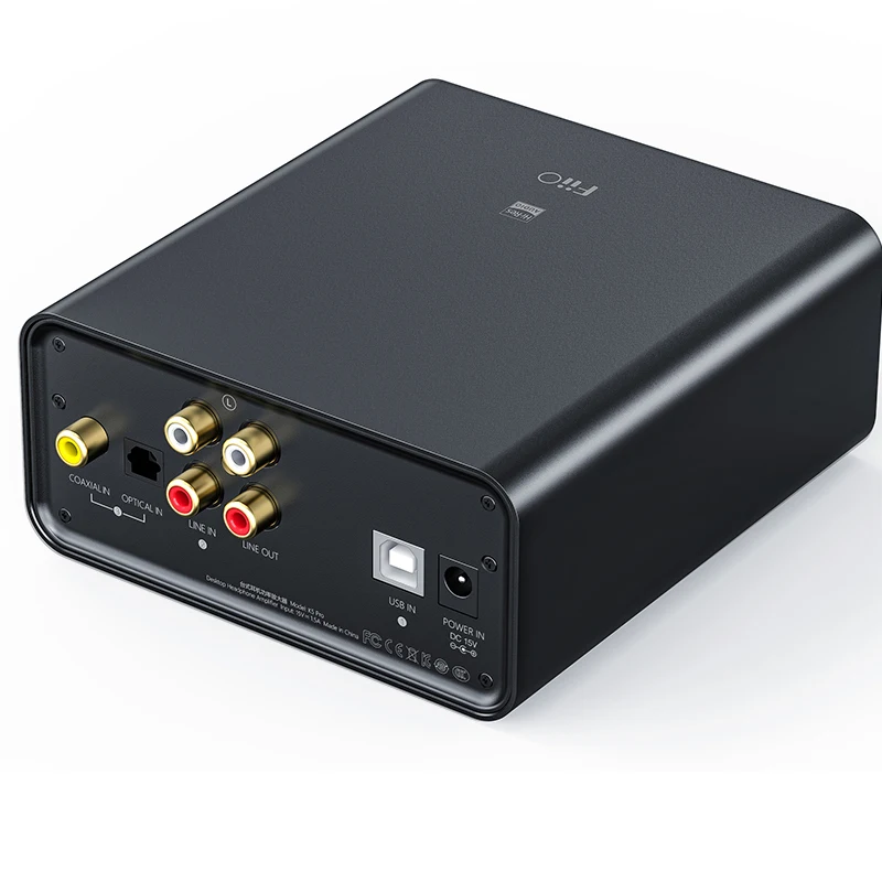 Аудио усилитель FiiO K5 Pro Hi Fi аудио AK4493EQ 768K/32 бит DSD декодер Deskstop AMP PCM DAC COAX RCA вход