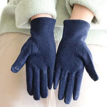 

Charm Women Imitation Cashmere Gloves Leopard Autumn Winter Warm Split Finger Glove Gifts