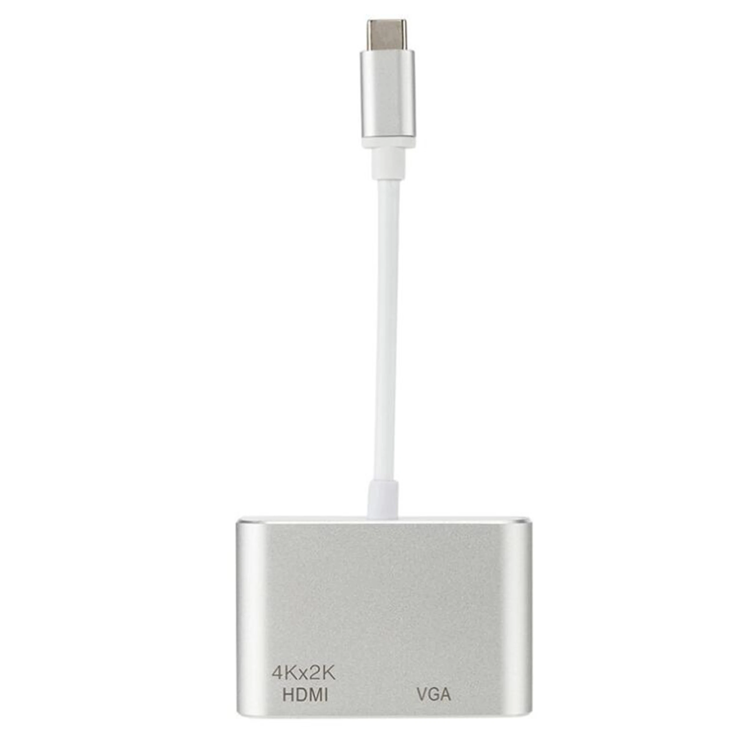 Тип C к HDMI VGA адаптер USB C к HDMI 4K HD 1080P аудио-видео кабель конвертер для ноутбука Macbook
