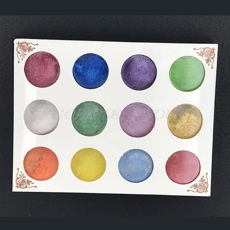 12 Color/Set Resin Jewelry Colorant Dye Mica Pearl Pigment Superfine Powder Resin Dye Craft