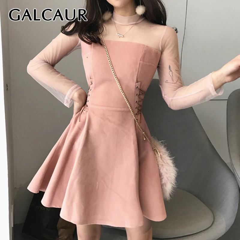 patchwork tunic dress