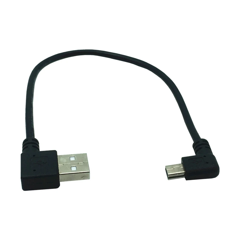 Кабель для зарядки Mini USB, с угловым штекером под 90 градусов, для ...