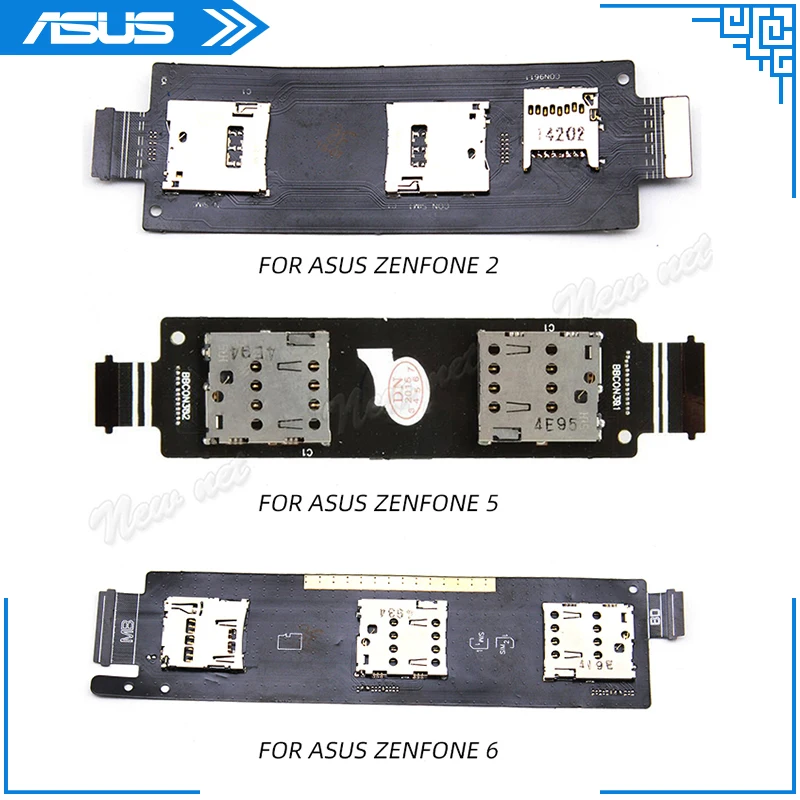 Держатель для SIM карты Netcosy слот адаптер ASUS ZenFone 2 5 6 гнездо SD плата гибкие запасные