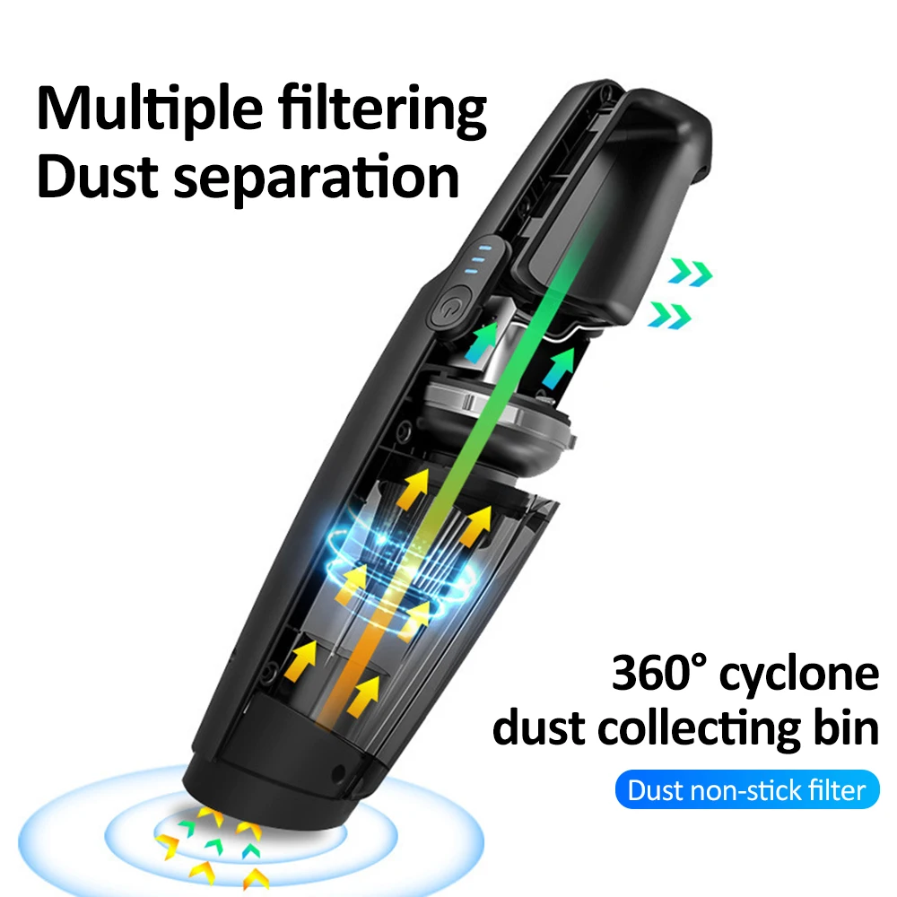 Автомобильные аксессуары автомобильный пылесос 12 в 120 Вт влажный и сухой ручной всасывающий Мощный Автомобильный небольшой пылесос