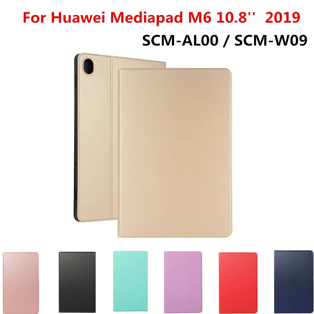 Для huawei M6 10,8 ''чехол тонкий PU кожаный чехол-подставка для huawei Mediapad M6 10,8 дюймов SCM-W09 SCM-AL09 SCM-AL00 чехол для планшета