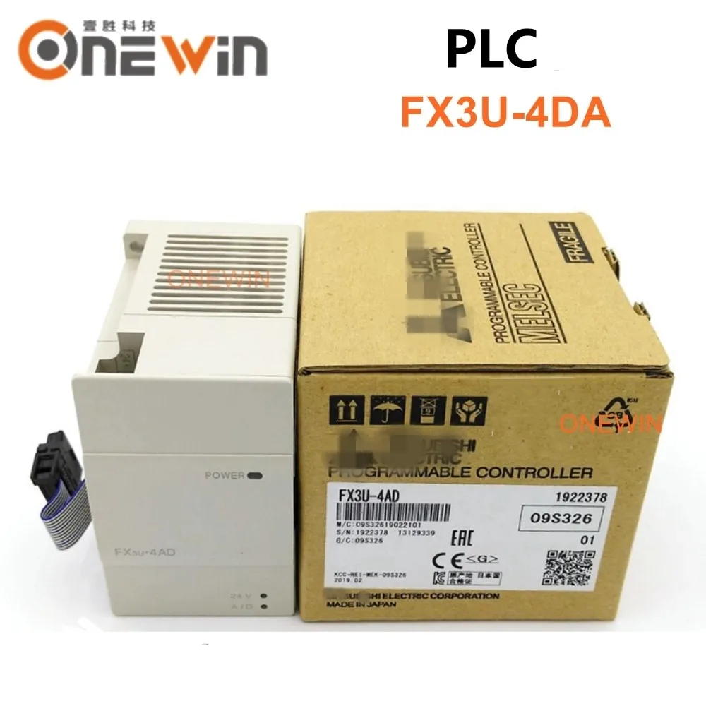 И FX3U-4DA MELSEC-F аналоговый 4 выходной блок PLC модуль