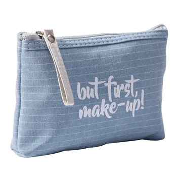 

New Fashion Makeup Pouch Brushes Purse Mini Letter Print Zipper Travel Cosmetic Bag Bolsas J9