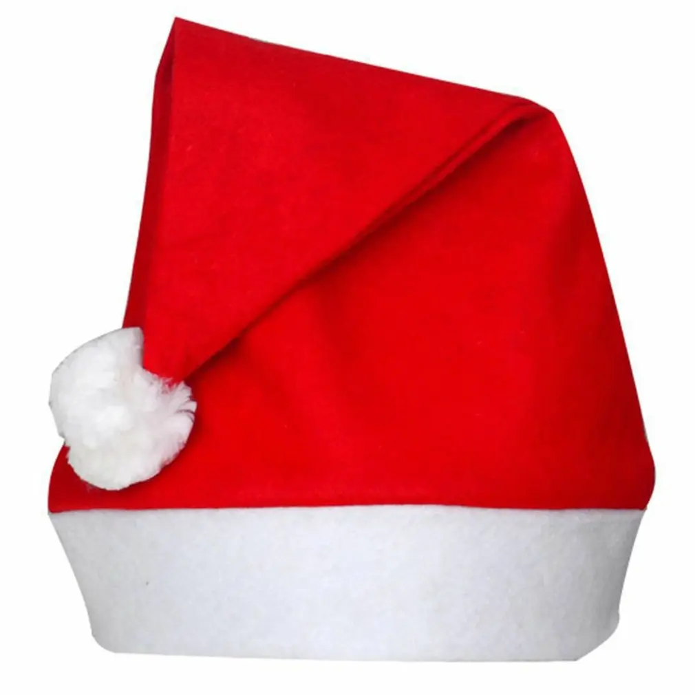 Christmas Hat Adults Kids Christmas New Year Thick Decorations For Home Xmas Santa Claus Gifts Decor Xmas New Year Winter Caps