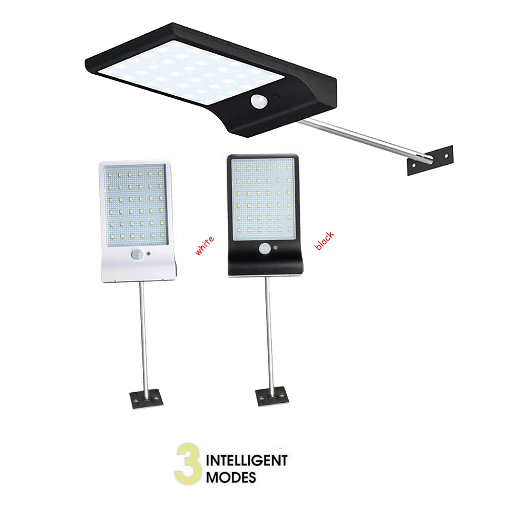 

36 LED Solar light Motion Sensor solar lamp Outdoor Waterproof Street Garden Security lights garage spotlight floodlight w pole