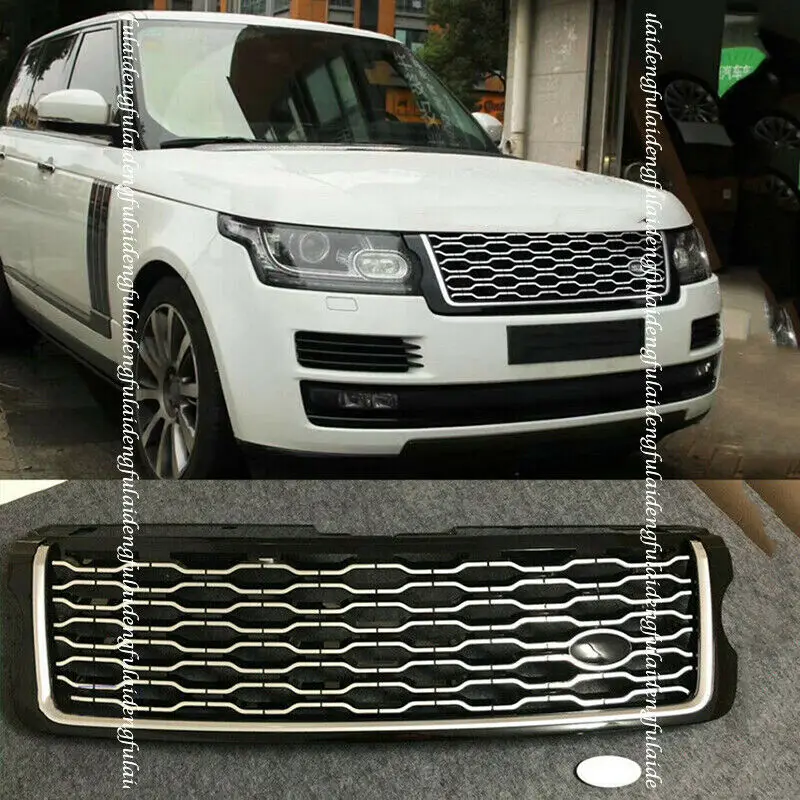 

Подходит для Land Rover Range Rover Vogue L405 2013-2017 ABS передний бампер верхняя решетка Facelift молдинг автомобильные аксессуары