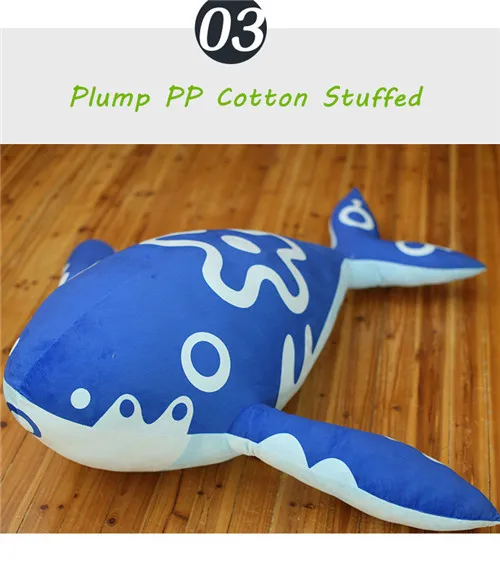 Fancytrader 63'' Jumbo Giant Stuffed ROC Animal Blue Fish Plush Toy Huge Stuffed Cartoon Sea Animal Pillow Doll 160cm 5 Models (20)