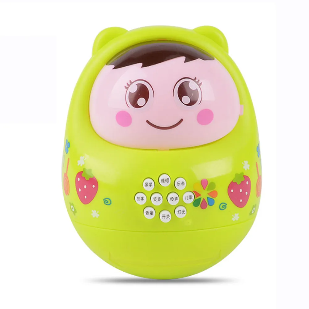 Светодиодная музыкальная игрушка Roly кукла Детские Развивающие головоломки музыкальное развитие родитель-ребенок игры Рождественский подарок игрушки для ребенка