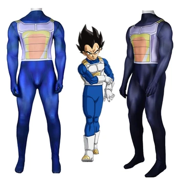 

Saiyan Jumpsuit Dragon Ball Tights Anime Adult Child COS Apparel Son Goku Anime Japanese Cosplay Clothing Halloween Party