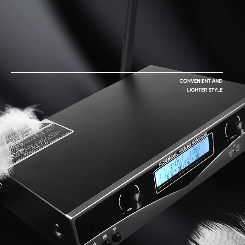 NTBD Hip Hop Home KTV Party Stage Performance Wedding UHF SKM8 Professional Dual Wireless Microphone System 2 Channel 2 handheld