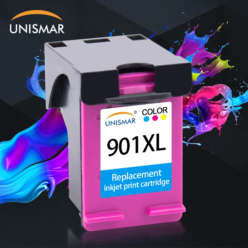 Unismar 901XL черные картриджи совместимые для hp 901 XL hp 90 чернильный картридж для hp Officejet 4500 J4500 J4540 J4550 J4580 J4680 принтеры