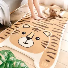 Мультфильм тигр ковер прямоугольной формы гостиной диван милый ребенок нескользящий коврик для ползания