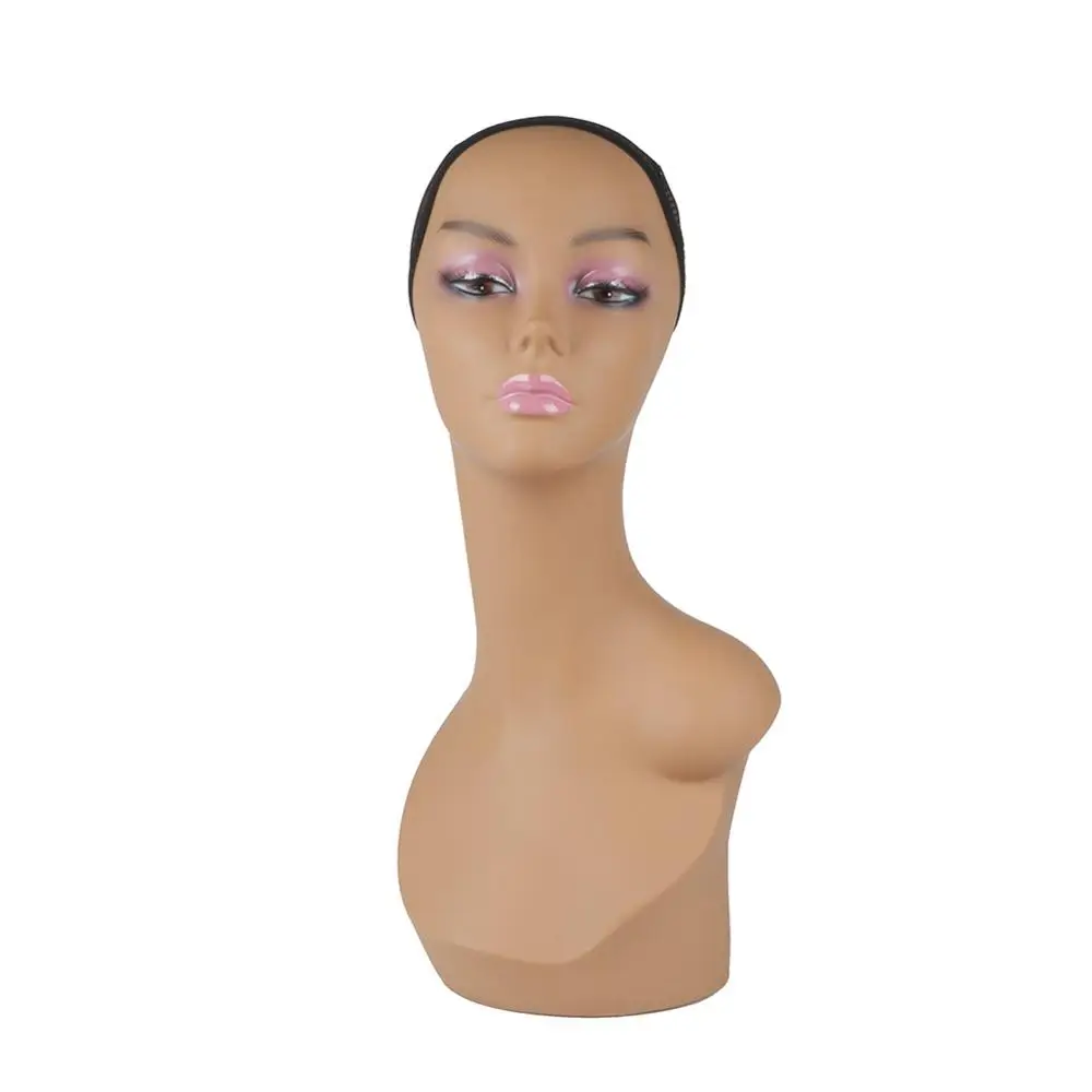 

New Free shipping 1pc Female Mannequin Head Wigs Hats Cap Headphone Display maniqui Model For Hair Jewellery Display PQ6-7