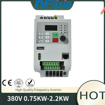 

2.2kw triphase Phase Input/3 Phase Output AC380V Variable Frequency Converter Inverter Speed Controller Tool