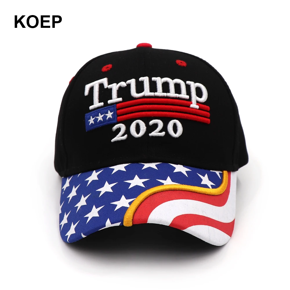 New Donald Trump Cap USA Flag Baseball Caps Keep America Great Snapback President Hat 3D Embroidery Wholesale Drop Shipping