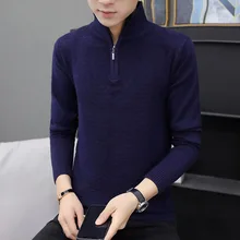 ^#Cheap Mens Sweaters Solid Color Sweater Men Leisure Half Zipper Winter Sweater Simple Zipper Distressed Sweater Turtleneck Casual ^#Cheap Mens Sweaters Solid Color Sweater Men Leisure Half Zipper Winter Sweater Simple Zipper Distressed Sweater Turtleneck Casual
